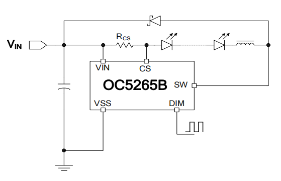 OC5265B替换TP8005降压型LED恒流驱动芯片、特点及应用行业资讯封装图