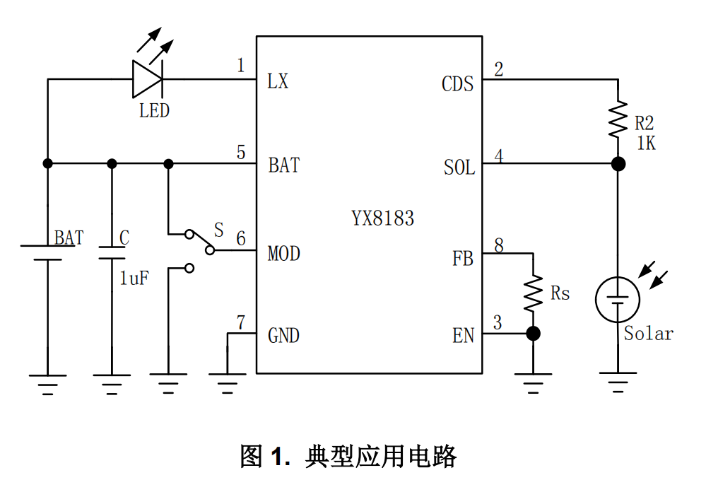 YX8183应用电路图