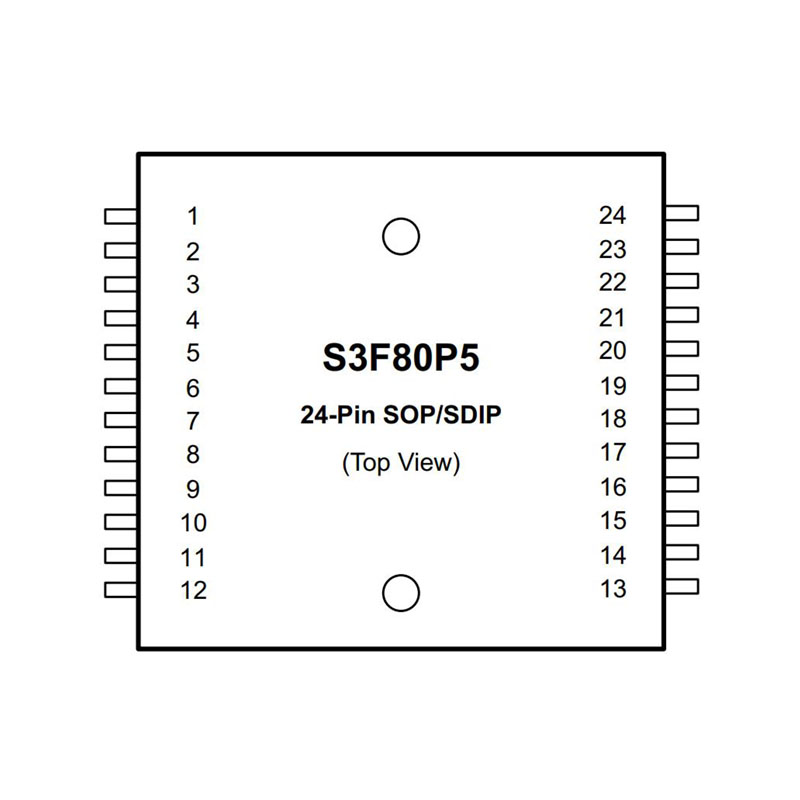S3F80P5XZZ,三星/IXYS单片机细节实拍图