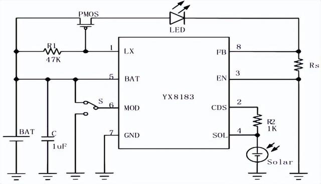 引用YX8183电路原理图