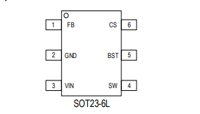 DC-DC电源芯片SM3026TB型号管脚图