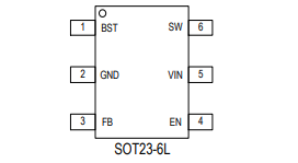 DC-DC降压型同步转换器芯片SM3027TA型号管脚图